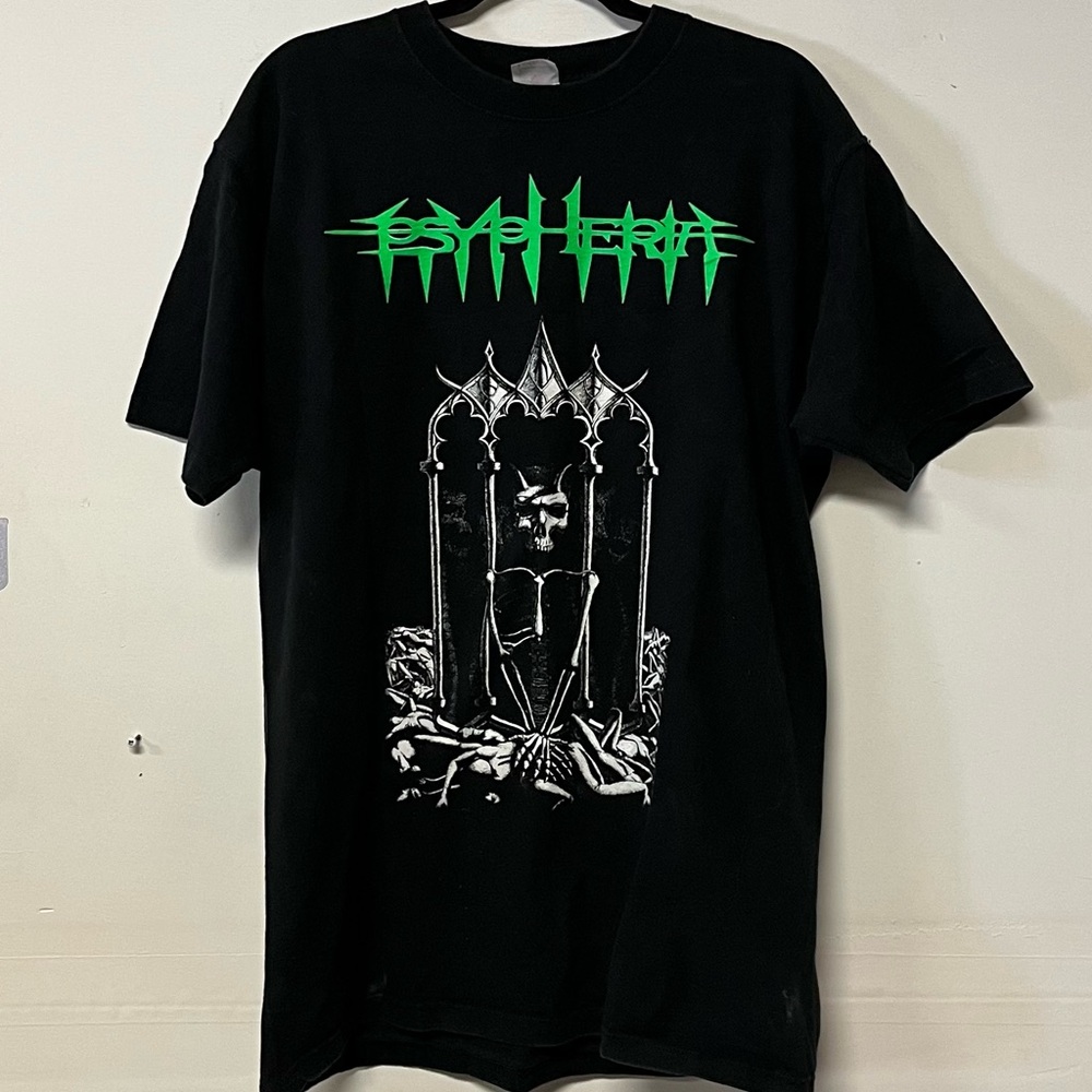 Psypheria RARE Black Graphic T-Shirt sz. XL COLLECTORS